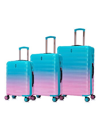Set Valises 3 Pièces en Polycarbonate | Cabine + Moyenne + Grande | 55cm+65cm+75cm | CELIMS France