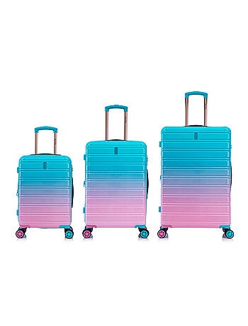 Set Valises 3 Pièces en Polycarbonate | Cabine + Moyenne + Grande | 55cm+65cm+75cm | CELIMS France