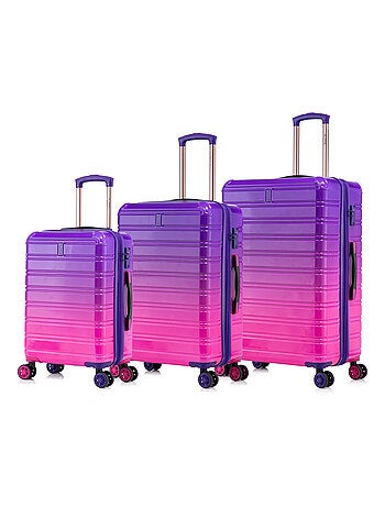 Set Valises 3 Pièces en Polycarbonate | Cabine + Moyenne + Grande | 55cm+65cm+75cm | CELIMS France