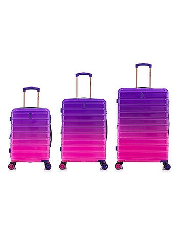 Set Valises 3 Pièces en Polycarbonate | Cabine + Moyenne + Grande | 55cm+65cm+75cm | CELIMS France
