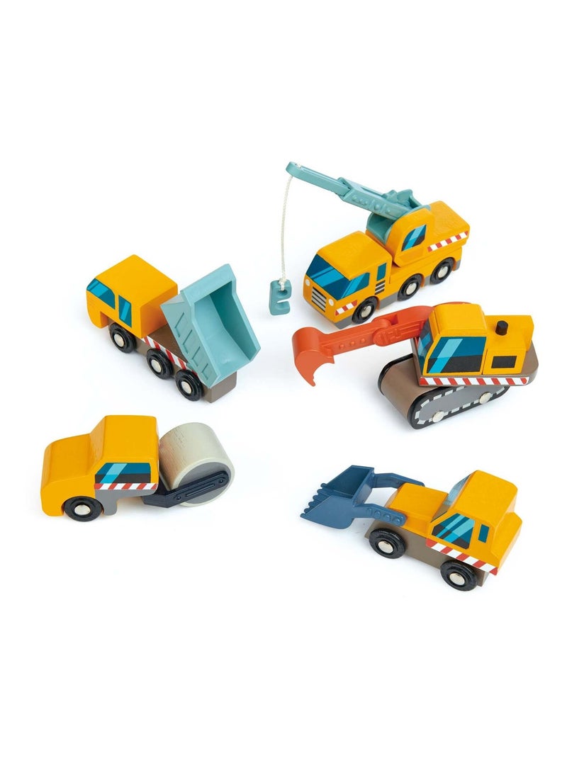 Set véhicules de chantier Jaune - Kiabi