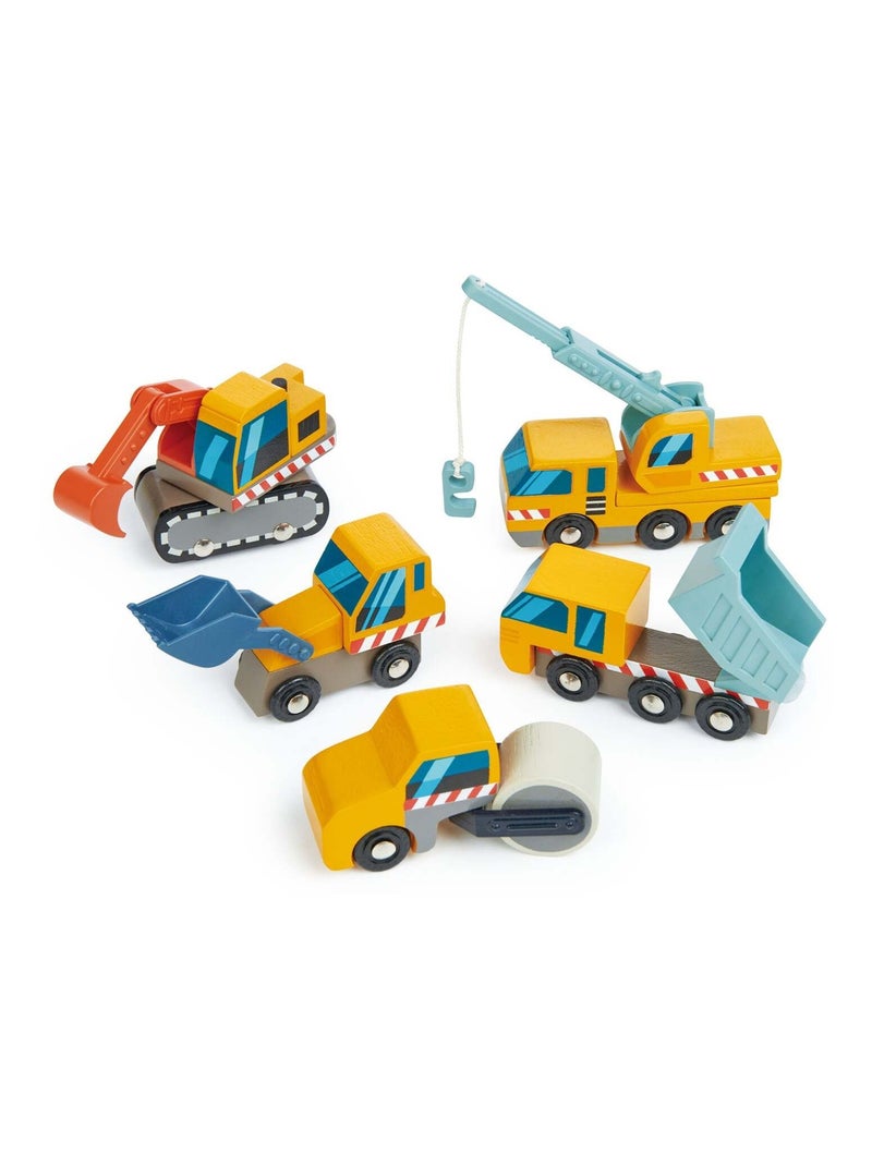 Set véhicules de chantier Jaune - Kiabi