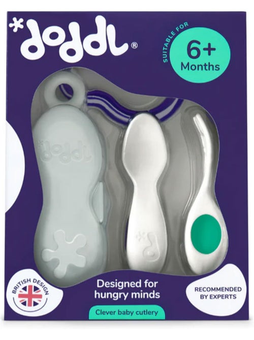 Set voyage de 2 couverts ergonomiques pour bébé Aqua - Kiabi