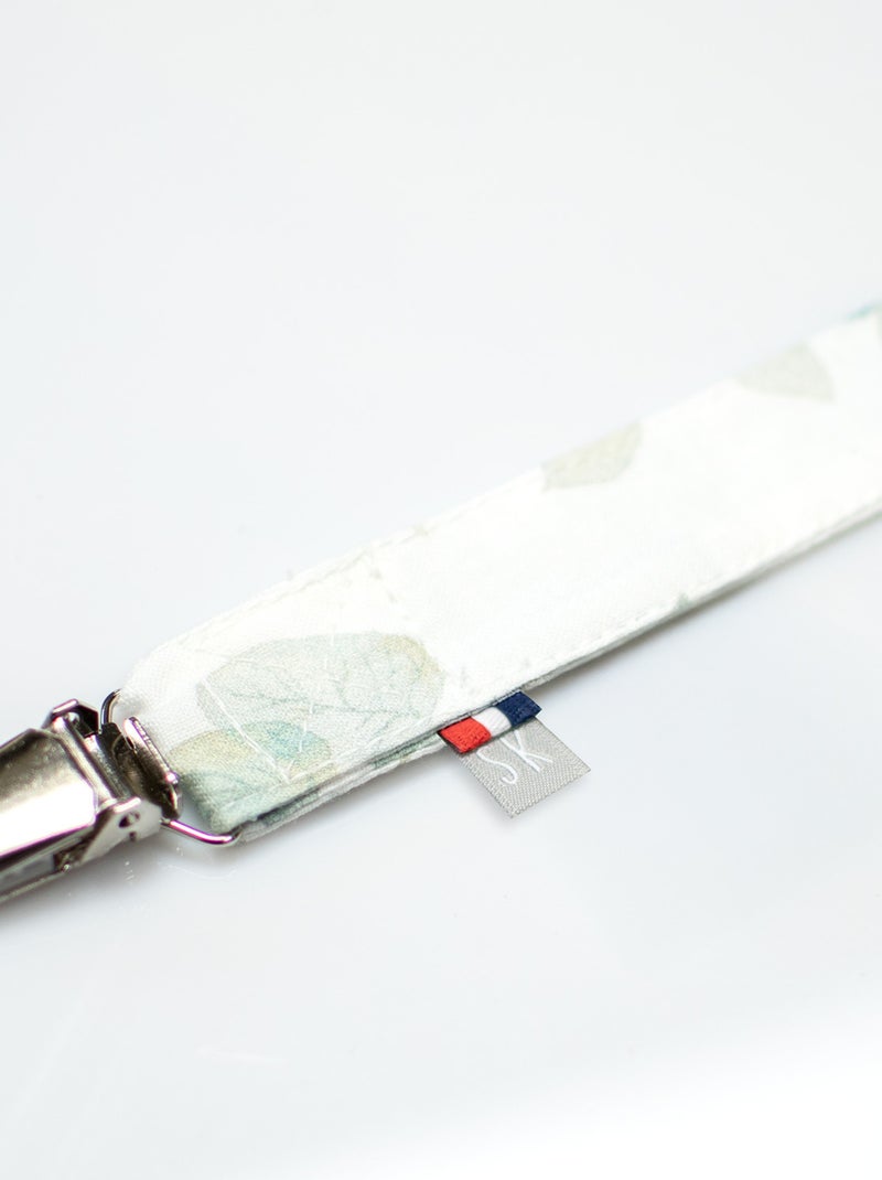 SEVIRA KIDS | Attache tétine  en coton Eucalyptus Vert - Kiabi
