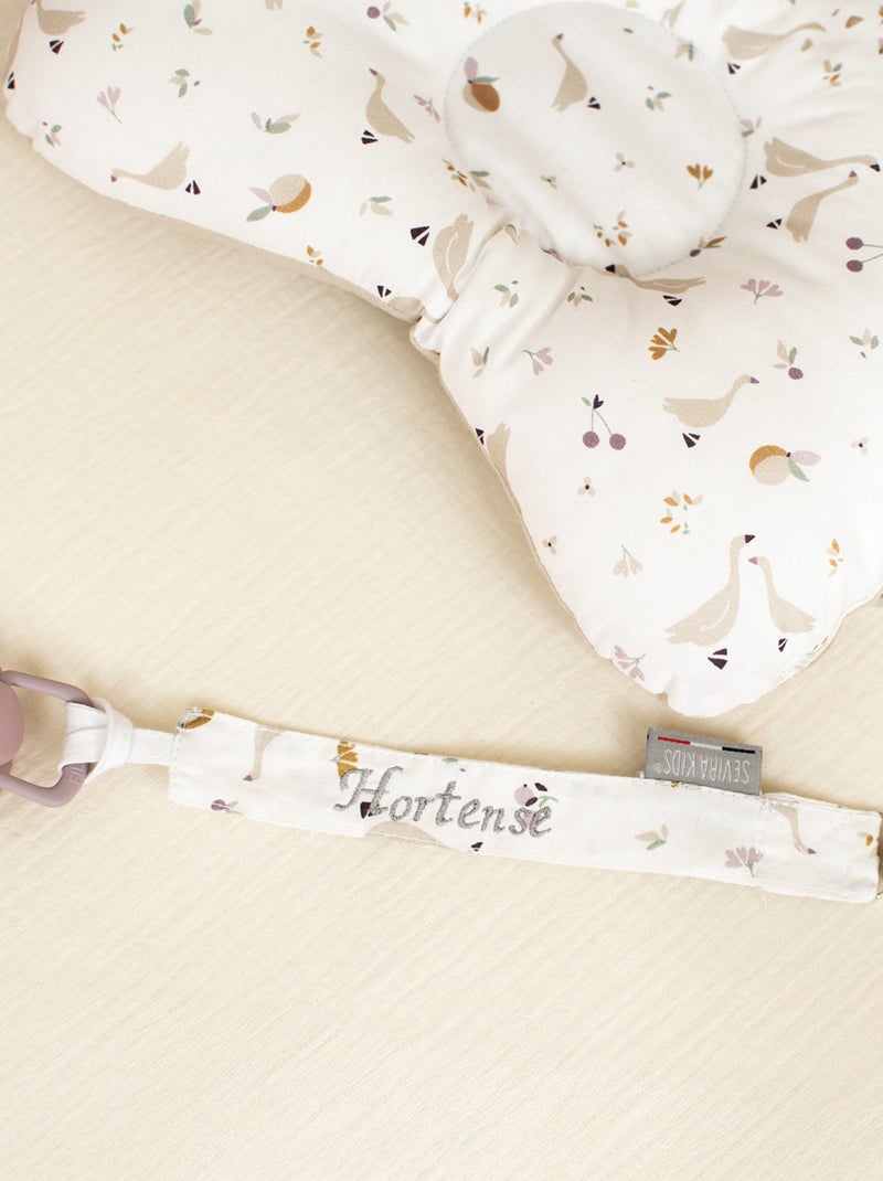 SEVIRA KIDS | Attache tétine  en coton Sidonia Beige - Kiabi