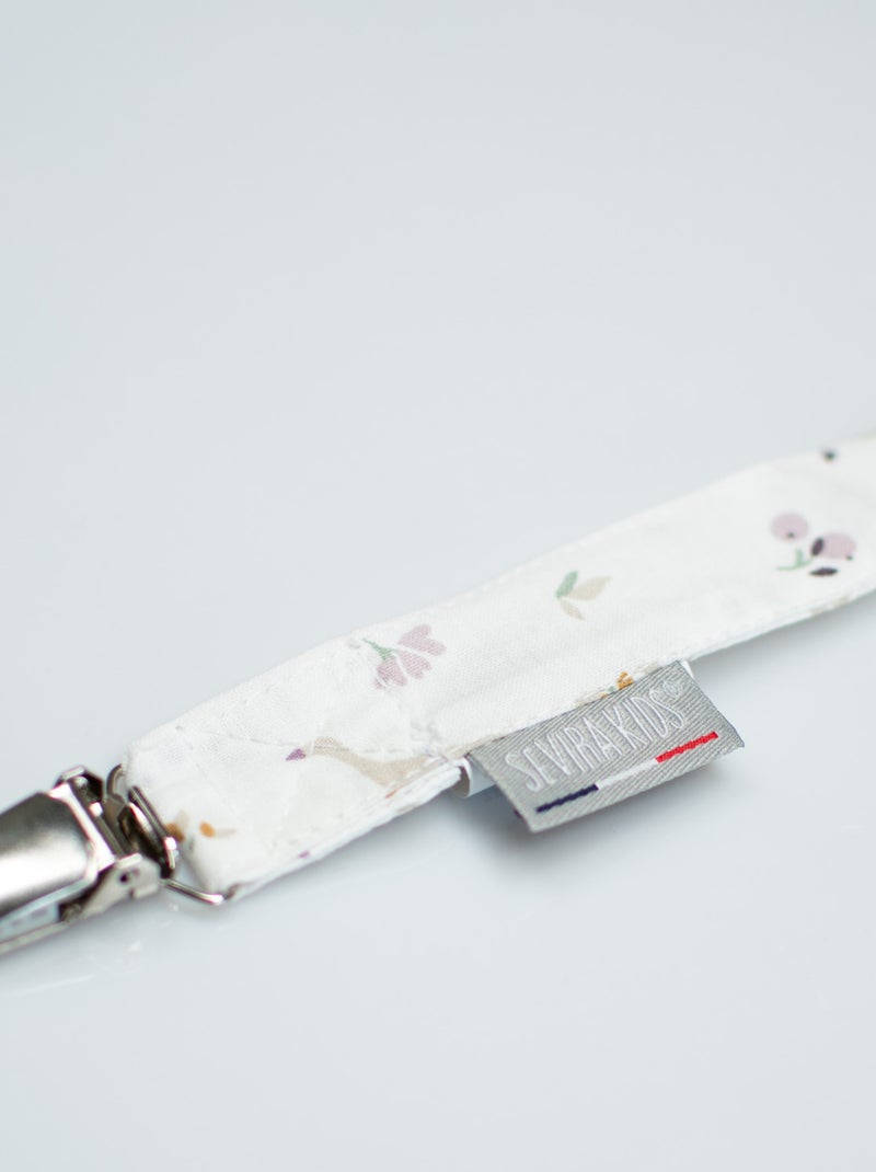 SEVIRA KIDS | Attache tétine  en coton Sidonia Beige - Kiabi