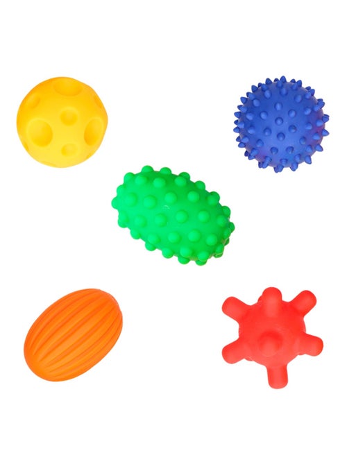 SEVIRA KIDS | Balles sensorielles Montessori – Coffret de 5 dès la naissance - Kiabi