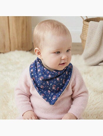SEVIRA KIDS | Bandana cache-cou réversible FLORE