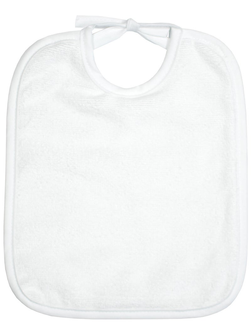 SEVIRA KIDS | Bavoir à nouer en coton et bambou Sidonia Blanc - Kiabi