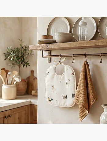 SEVIRA KIDS | Bavoir à nouer en coton GALLINA