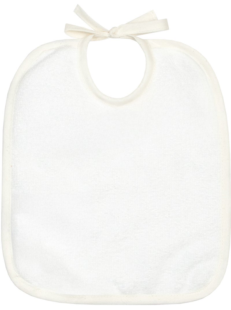 SEVIRA KIDS | Bavoir à nouer en coton GALLINA Ecru - Kiabi