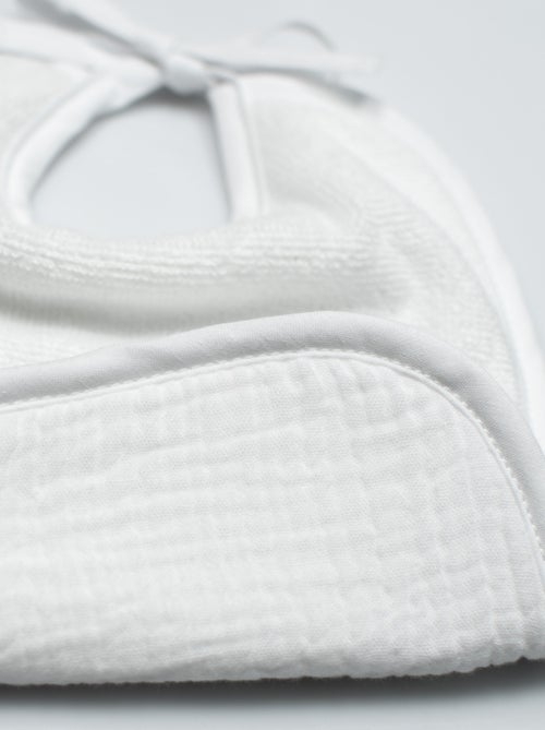 SEVIRA KIDS | Bavoir à nouer en gaze de coton Jeanne - Kiabi