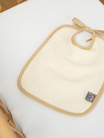 SEVIRA KIDS | Bavoir à nouer en gaze de coton Jeanne