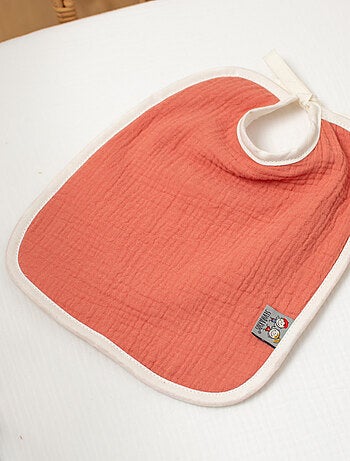SEVIRA KIDS | Bavoir à nouer en gaze de coton Jeanne