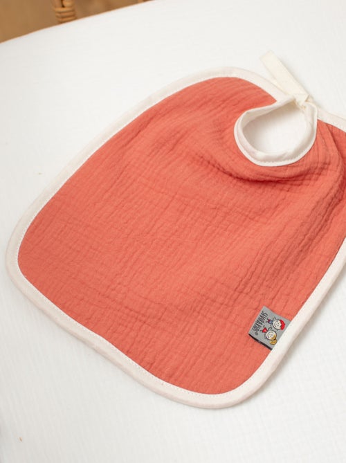SEVIRA KIDS | Bavoir à nouer en gaze de coton Jeanne - Kiabi
