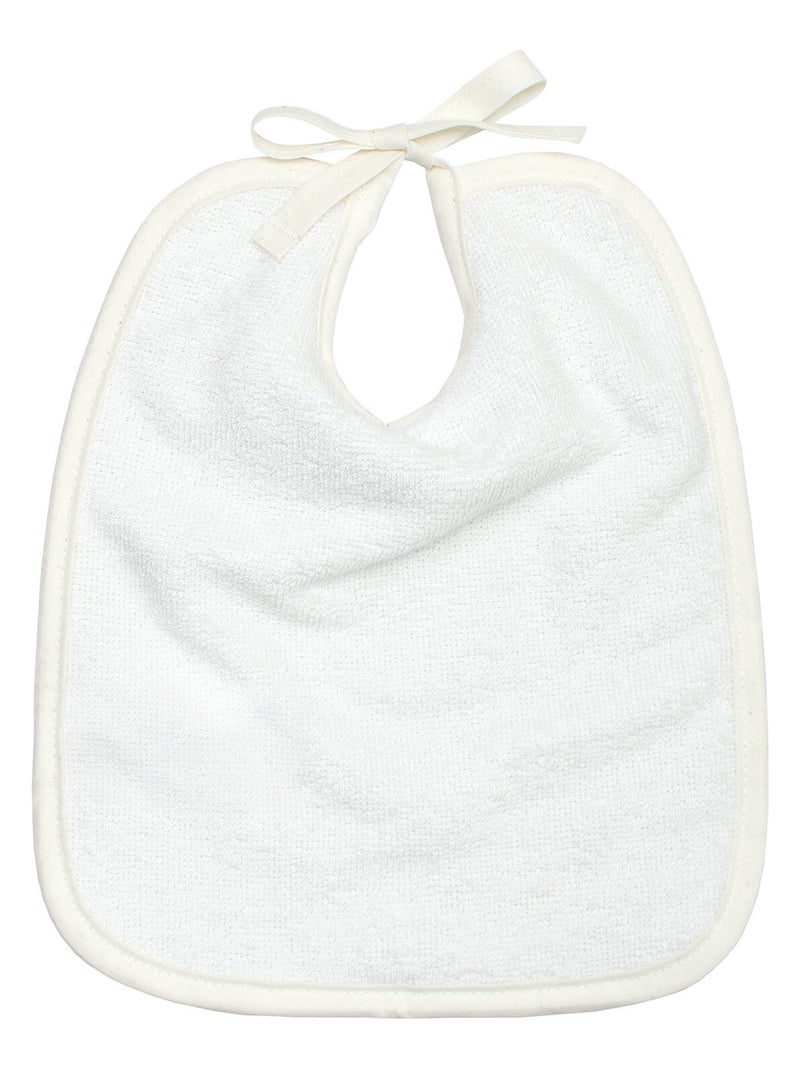 SEVIRA KIDS | Bavoir à nouer en gaze de coton Jeanne Marron - Kiabi