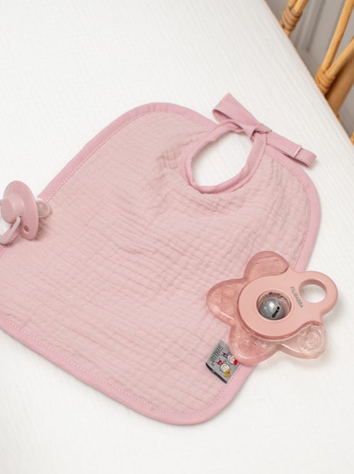 SEVIRA KIDS | Bavoir à nouer en gaze de coton Jeanne - Kiabi