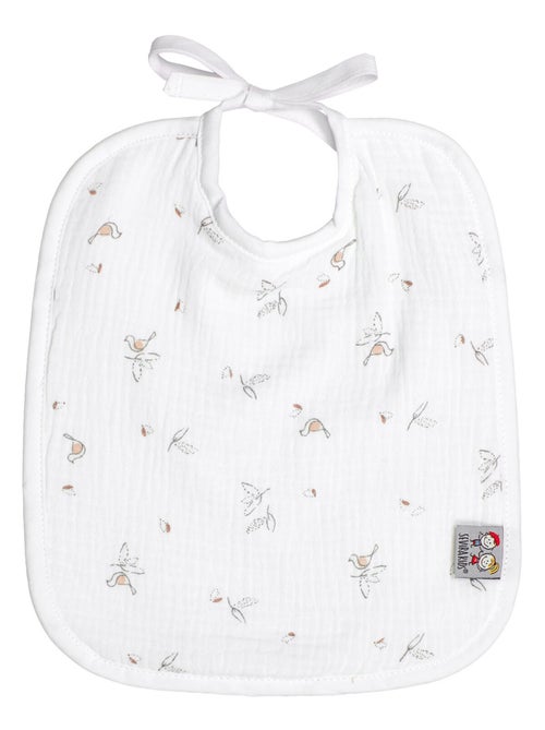 SEVIRA KIDS | Bavoir à nouer en gaze de coton Melody - Kiabi