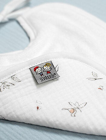 SEVIRA KIDS | Bavoir à nouer en gaze de coton, Melody SEVIRA KIDS