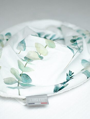 SEVIRA KIDS | Bavoir bandana en coton, Eucalyptus SEVIRA KIDS