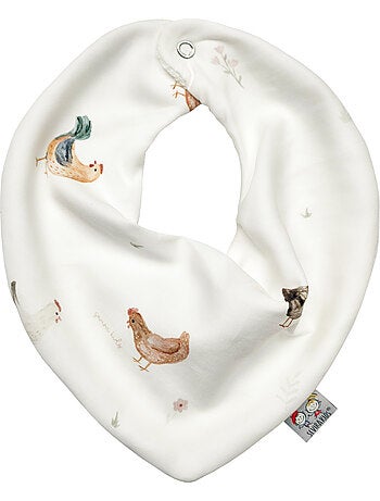 SEVIRA KIDS | Bavoir bandana en coton, GALLINA SEVIRA KIDS