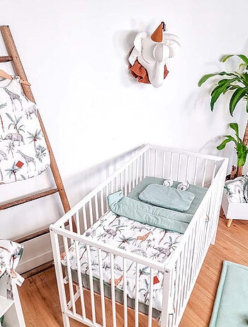 SEVIRA KIDS | Bavoir bandana en coton Safari