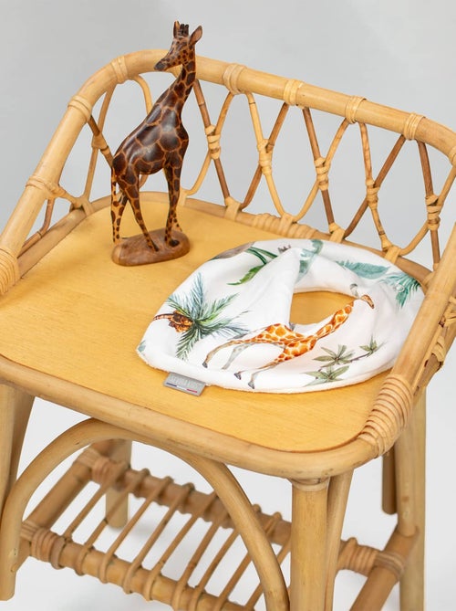 SEVIRA KIDS | Bavoir bandana en coton Safari - Kiabi