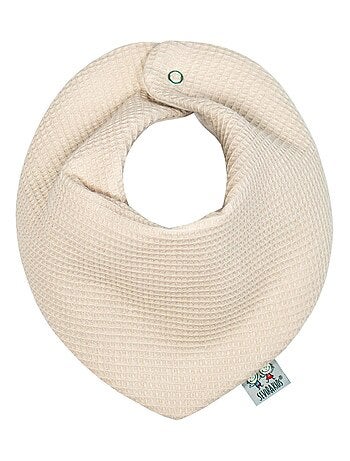 SEVIRA KIDS | Bavoir bandana en nid d'abeille