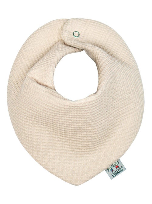 SEVIRA KIDS | Bavoir bandana en nid d'abeille - Kiabi