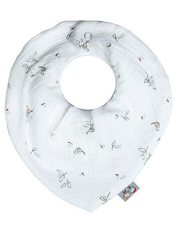 SEVIRA KIDS | Bavoir bandana gaze de coton Melody