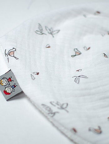 SEVIRA KIDS | Bavoir bandana gaze de coton Melody