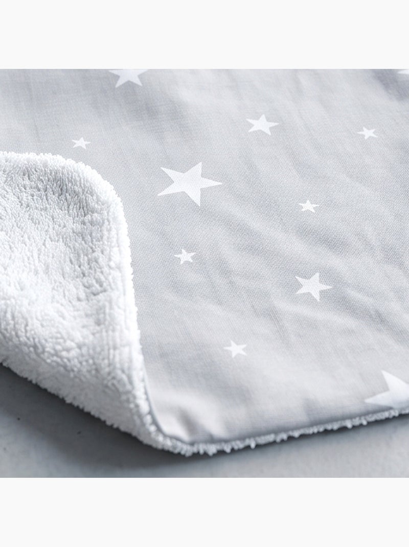 SEVIRA KIDS | Bavoir en coton et bambou STELLA Gris - Kiabi