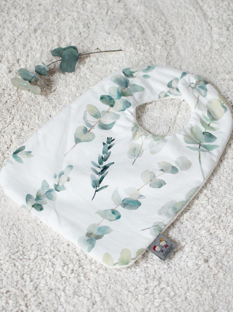 SEVIRA KIDS | Bavoir en coton Eucalyptus Blanc - Kiabi