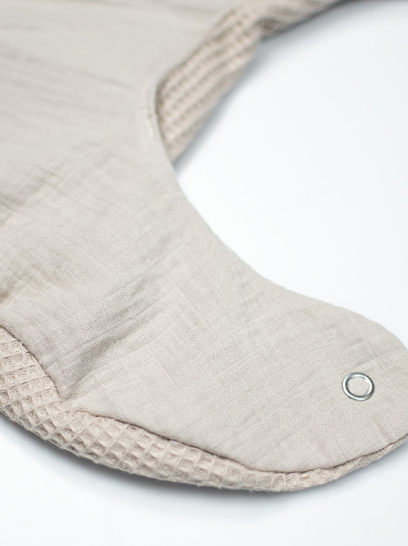 SEVIRA KIDS | Bavoir en coton nid d'abeille Beige - Kiabi