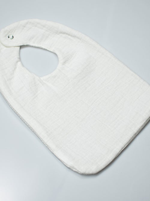 SEVIRA KIDS | Bavoir en coton nid d'abeille - Kiabi