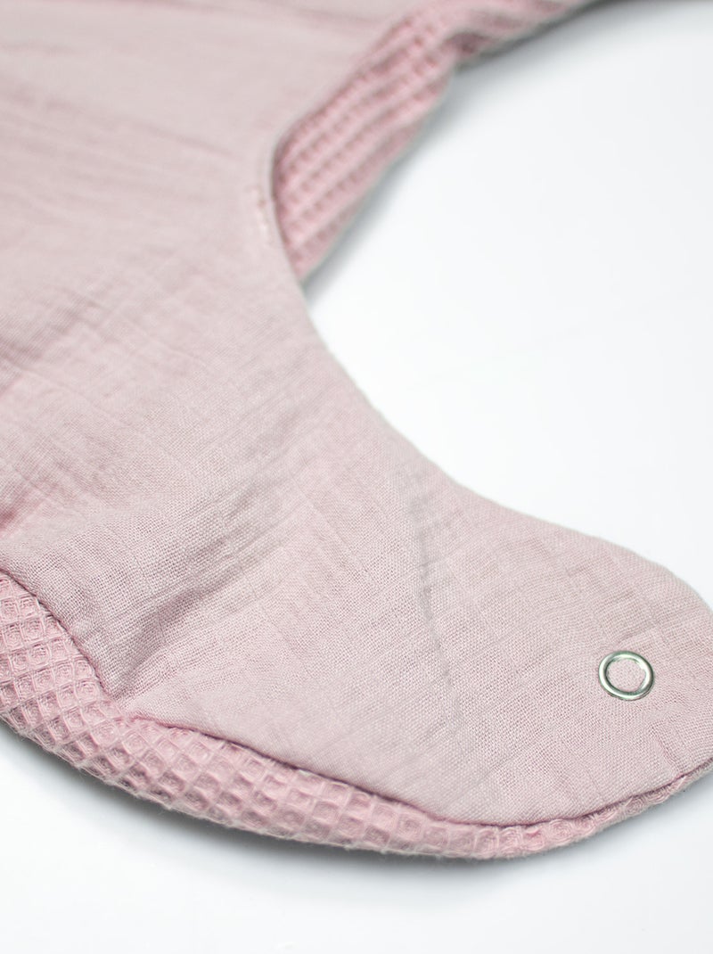 SEVIRA KIDS | Bavoir en coton nid d'abeille Rose - Kiabi