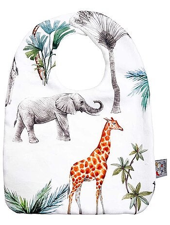 SEVIRA KIDS | Bavoir en coton Safari