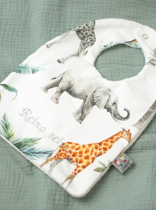 SEVIRA KIDS | Bavoir en coton Safari - Kiabi