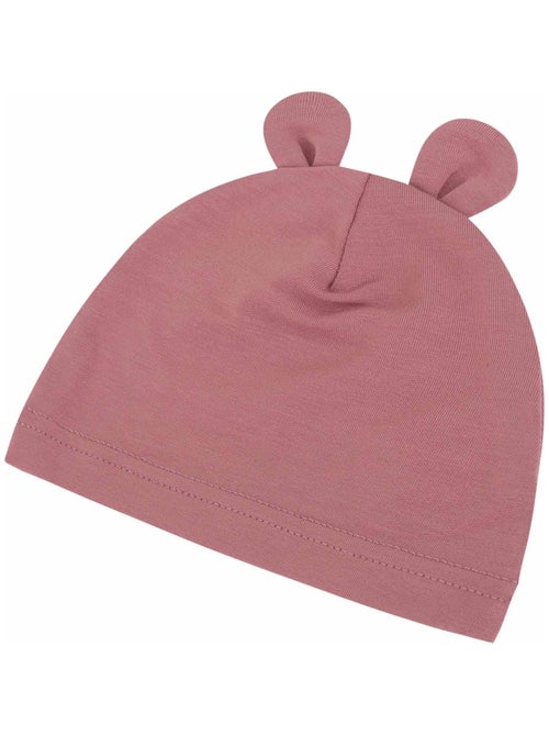 SEVIRA KIDS | Bonnet ourson bébé en bambou Uni - Kiabi