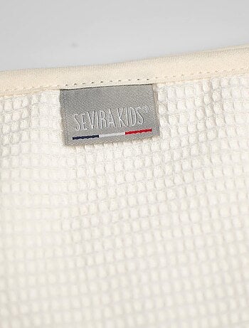 SEVIRA KIDS | Cape de bain bébé en coton nid d'abeille