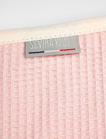 SEVIRA KIDS | Cape de bain bébé en coton nid d'abeille
