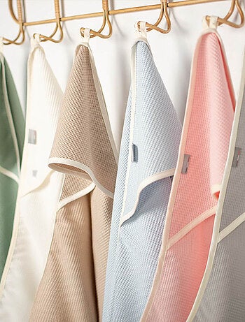 SEVIRA KIDS | Cape de bain bébé en coton nid d'abeille