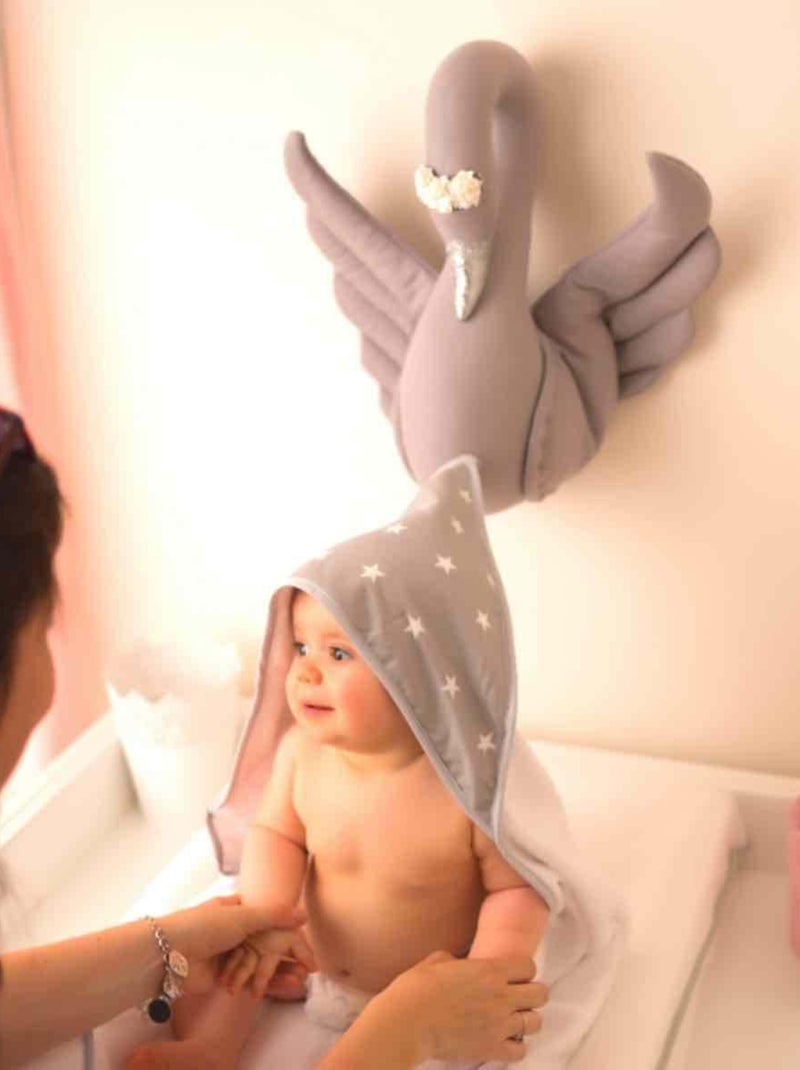 SEVIRA KIDS | Cape de bain en bambou STELLA Blanc - Kiabi
