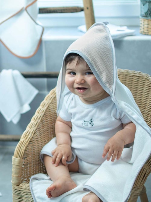 SEVIRA KIDS | Cape de bain en gaze de coton Jeanne - Kiabi