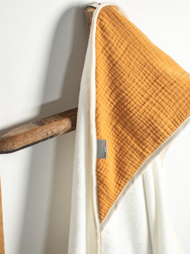 SEVIRA KIDS | Cape de bain en gaze de coton Jeanne Marron clair - Kiabi
