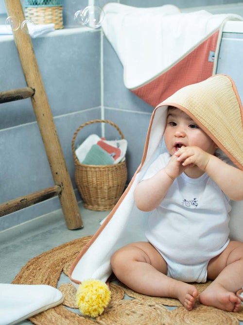 SEVIRA KIDS | Cape de bain en gaze de coton Jeanne - Kiabi
