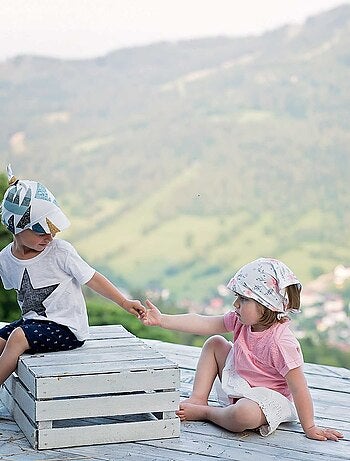 SEVIRA KIDS | Casquette bandana bébé en bambou ELODIE