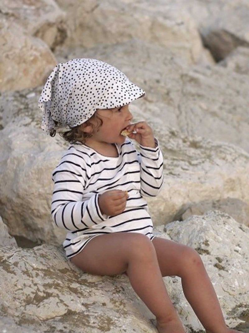 SEVIRA KIDS | Casquette bandana bébé en bambou ELODIE Bleu - Kiabi