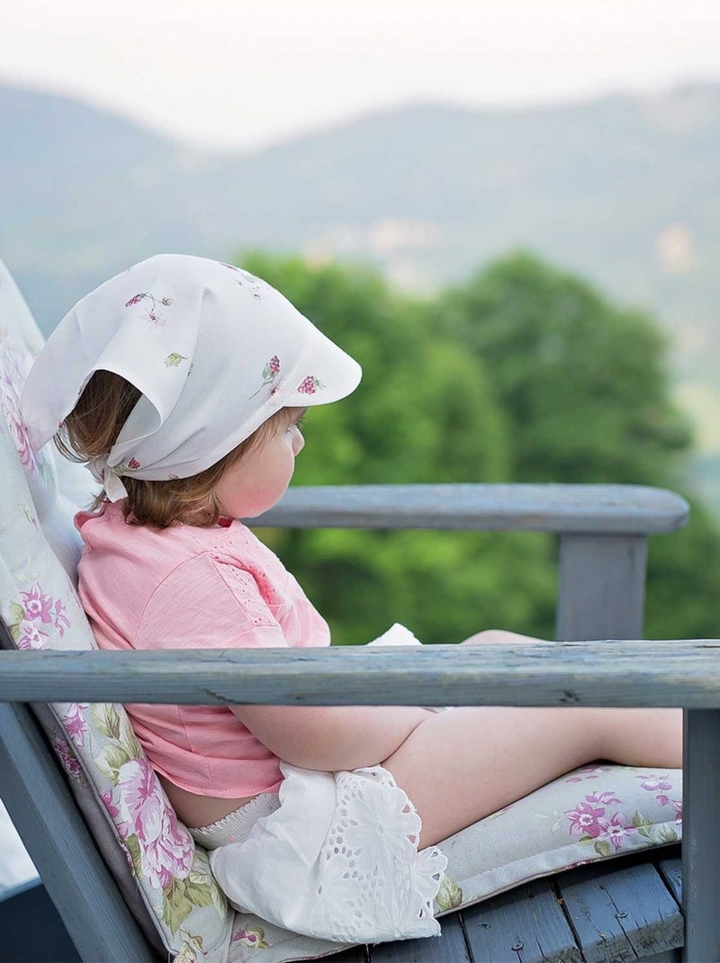 SEVIRA KIDS | Casquette bandana bébé en bambou ELODIE Bleu - Kiabi