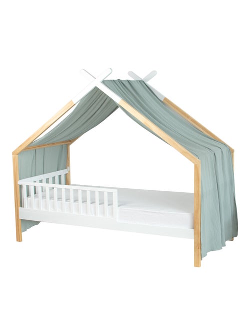 SEVIRA KIDS | Ciel de lit cabane toile en gaze de coton Jeanne 420 x 130 cm - Kiabi